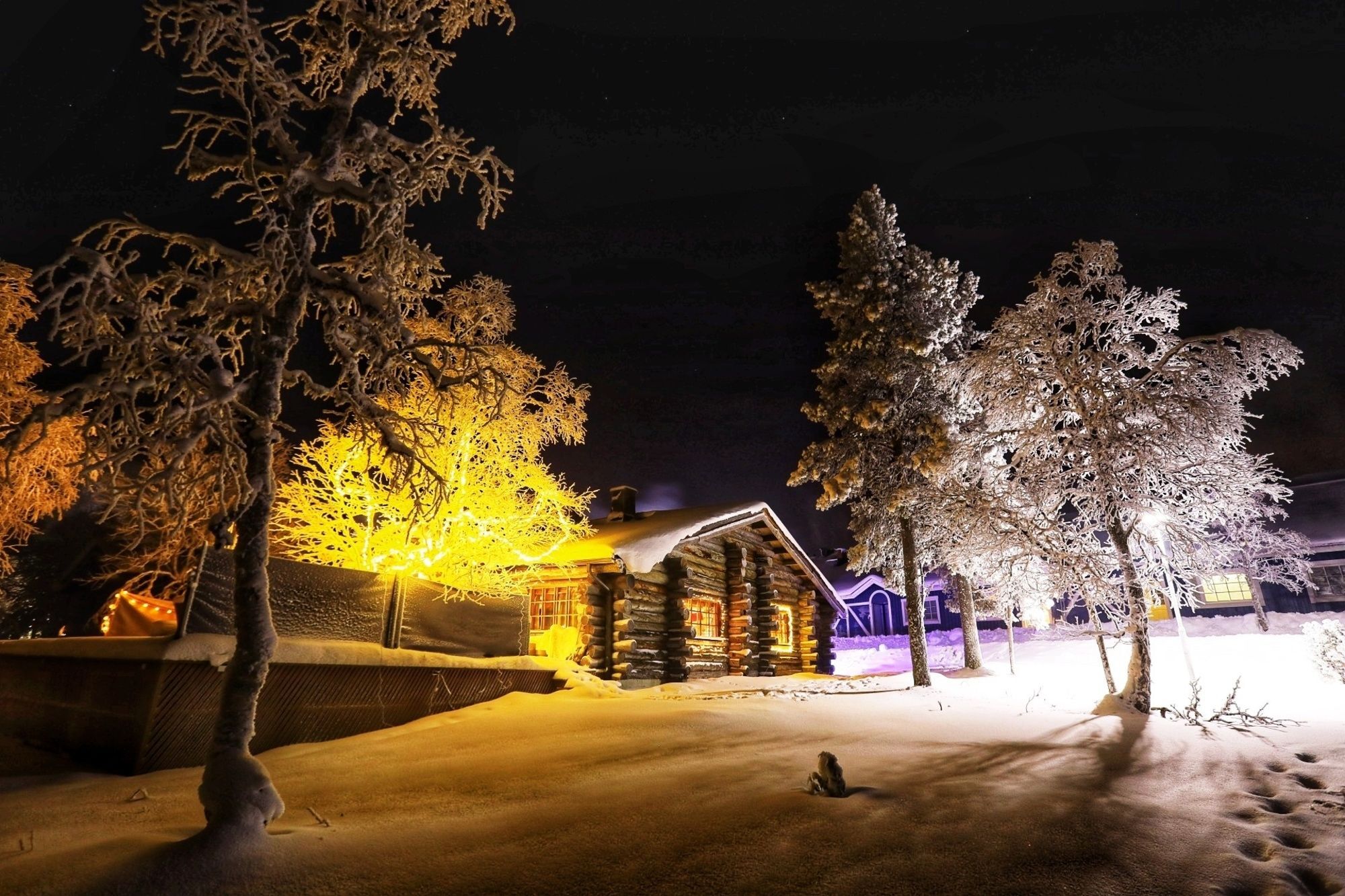 Kuukkeli Log Houses Teerenpesae Saariselka Exterior photo