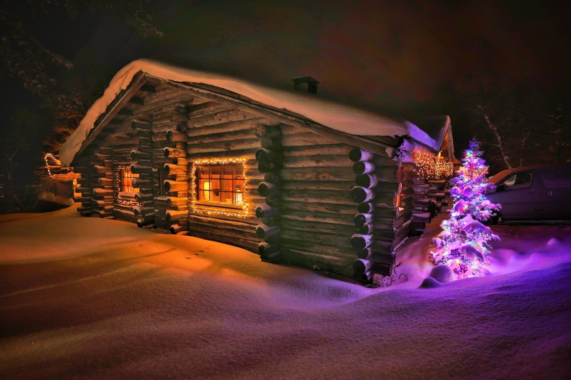Kuukkeli Log Houses Teerenpesae Saariselka Exterior photo